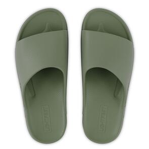 LIGHTFEET ARCH SUPPORT SINGLE STRAP SLIDE KHAKI