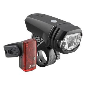 AXA LIGHT SET FRONT & REAR GREENLINE 50