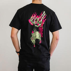 LINE SKI AND DESTROY TEE - BLACK