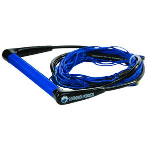 LIQUID FORCE COMP ROPE AND HANDLE PACKAGE W/DYNEEMA 65FT BLUE
