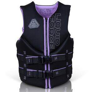 LIQUID FORCE 2027 WOMENS HINGE CGA CLASSIC VEST PURPLE