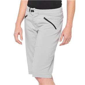 100% RIDECAMP WOMEN'S SHORTS GREY