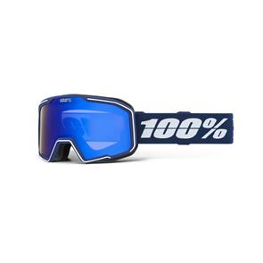 100% VALNOR GOGGLE INDIGO - MIRROR BLUE