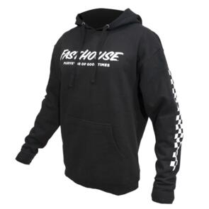 FASTHOUSE LOGO HOODED PULLOVER BLACK
