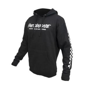 FASTHOUSE YOUTH LOGO HOODED PULLOVER BLACK