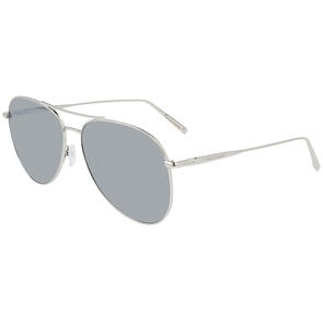 LONGCHAMP SUNGLASSES LO139S SILVER/SILVER MIRROR