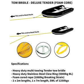 LOOSE UNIT TENDER TOW BRIDLE (FOAM CORE)