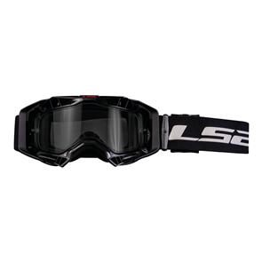 LS2 AURA GOGGLE BLACK WITH CLEAR LENS