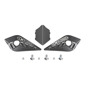 LS2 MX701 EXPLORER CARBON COVER SIDE SCREW PEAK MATTE BLACK