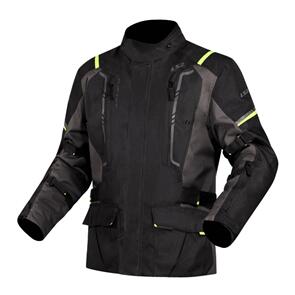 LS2 NARVIK MENS JACKET GREY BLACK H-V YELLOW