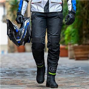 LS2 TRAVEL MENS PANT BLACK DARK GREY