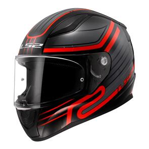 LS2 FF353 RAPID II CIRCUIT BLK/RED