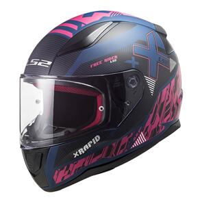 LS2 HELMET FF353 RAPID XTREET BLU/PUR