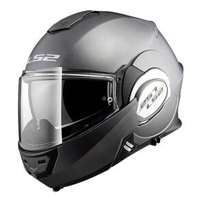 LS2 HELMET FF399 VALIANT MATTIT FLIP FRNT