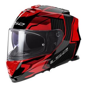 LS2 FF800 STORM II TRACKER BLK/RED