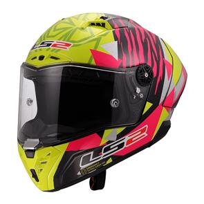 LS2 FF805C THUNDER C 6K ALDEGUER YEL/PINK/BLK
