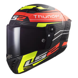 LS2 HELMET FF805C THUNDER C 6K ATTACK MATRED/HVYEL