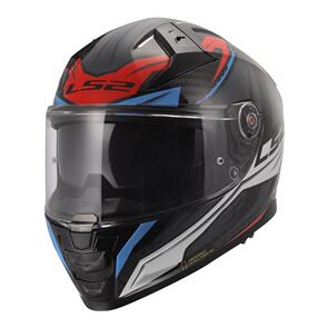 LS2 FF811 VECTOR II C SAVAGE WHITE BLUE RED-06