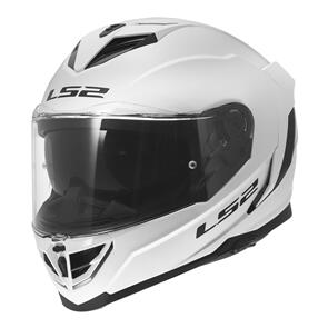 LS2 FF818 STORM III SOLID GLOSS WHITE