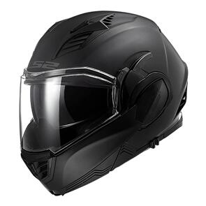 LS2 HELMET FF900 VALIANT II NOIR MATBLK FLIP FRONT