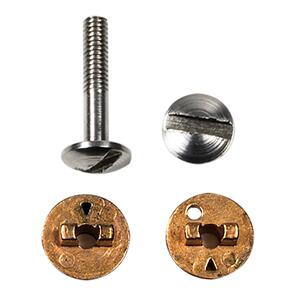 LS2 FF324 METRO EVO PEAK & CHINBAR SCREW SET (ONE SIDE ONLY)