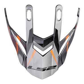 LS2 MX436 PIONEER EVO PEAK KNIGHT TITANIUM ORANGE