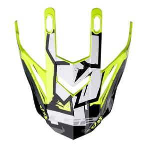 LS2 MX437 FAST EVO PEAK CRUSHER BLACK H-V YELLOW