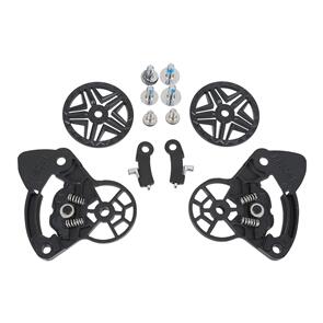 LS2 FF805 THUNDER RATCHET+SCREWS(BLACK)