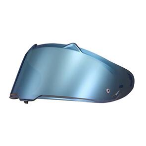 LS2 FF807 VISOR IRIDIUM BLUE TRIANGLE SHAPE