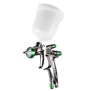 IWATA GRAVITY SPRAYGUN SUPERNOVA SERIES 2 DIGITAL LS400 1.3MM LVLP + POT BASECOAT