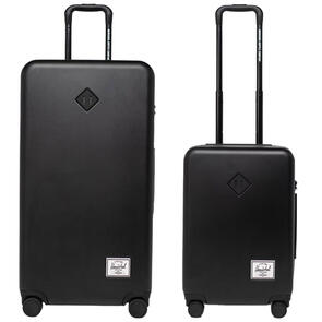 HERSCHEL SUPPLY CO HERITAGE HARDSHELL LUGGAGE SET BLACK