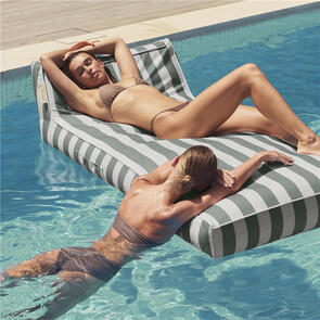 SUNNYLIFE 2026 LUXE LOUNGER SEAGRASS STRIPE