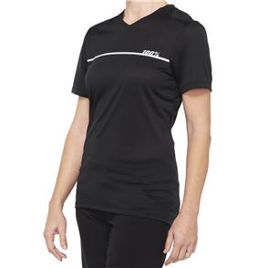 100% RIDECAMP WOMENS JERSEY BLACK/GREY 