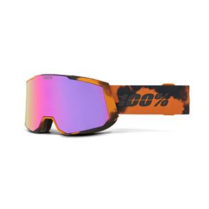 100% SNOWCRAFT XL GOGGLE BLEACH - HIPER DARK SMOKE W/ PURPLE MIRROR