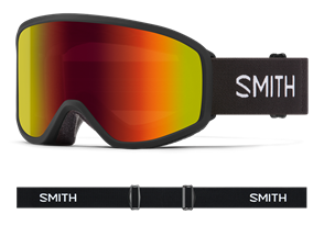SMITH 24 REASON OTG LOW BRIDGE BLACK + RED SOL-X MIRROR