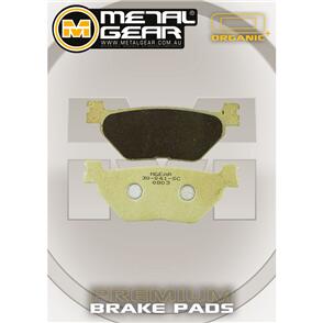 METAL GEAR M30-041-SC BRAKE PADS REAR ORGANIC YAMAHA 