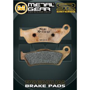 METAL GEAR M30-119-S2 BRAKE PADS REAR 