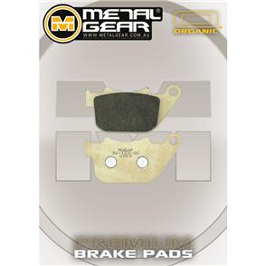 METAL GEAR M30-123-SC BRAKE PADS REAR ORGANIC 