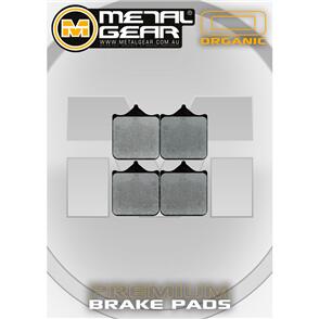 METAL GEAR M30-183 BRAKE PADS FRONT ORGANIC 