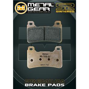 METAL GEAR M30-189-S2 BRAKE PADS FRONT SINTERED S2