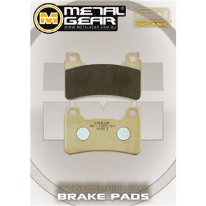 METAL GEAR M30-189-SC BRAKE PADS FRONT SINTERED COPPER
