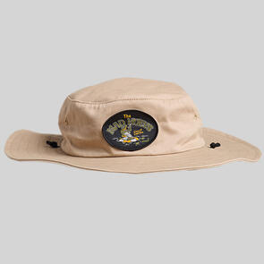 THE MAD HUEYS CROCN A COLDIE | WIDE BRIM HAT TAN