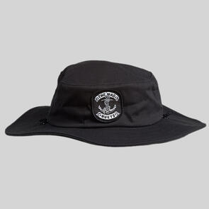 THE MAD HUEYS SKULL ANCHOR | WIDE BRIM HAT BLACK