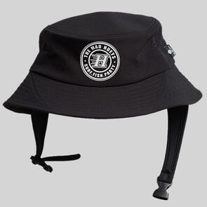 THE MAD HUEYS H SERIES | SURF BUCKET HAT BLACK