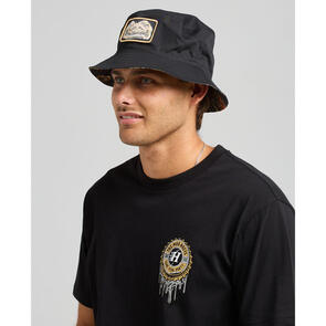 THE MAD HUEYS FROTHIN OUT | REVERSIBLE BUCKET HAT BLACK