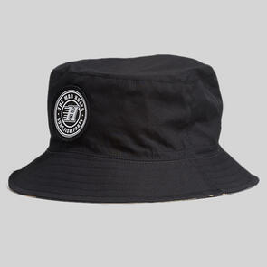 THE MAD HUEYS H SERIES | REVERSIBLE BUCKET HAT BLACK