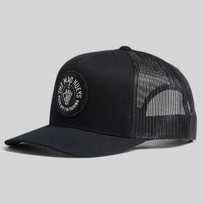 THE MAD HUEYS FK OFF IM FISHING | TWILL TRUCKER BLACK