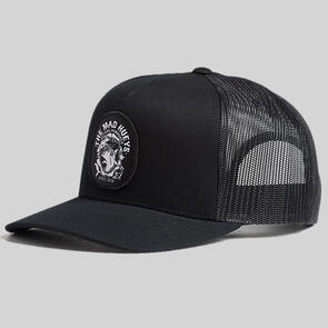 THE MAD HUEYS GETTING HAMMERED | TWILL TRUCKER BLACK