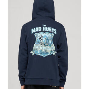 MAD HUEYS CAPTAIN TWO FACED | YOUTH HOODED PULLOVER NAVY
