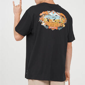 MAD HUEYS MEAN AS NZ SS TEE BLACK